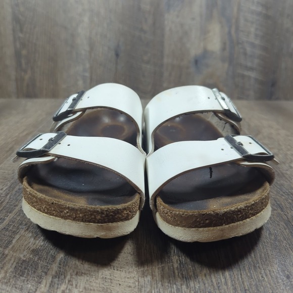 Birkenstock Arizona Birko-Flor White Sandals Women's Size EU 36 US 5 - Picture 3 of 15